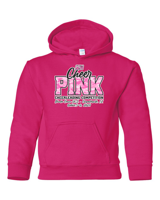 ICA Cheer Pink 2024 Event Hooded Sweatshirt