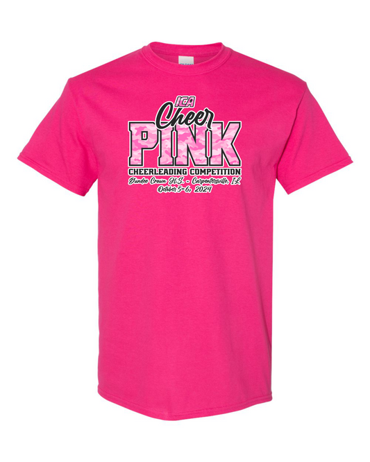 ICA Cheer Pink 2024 Event T-Shirt