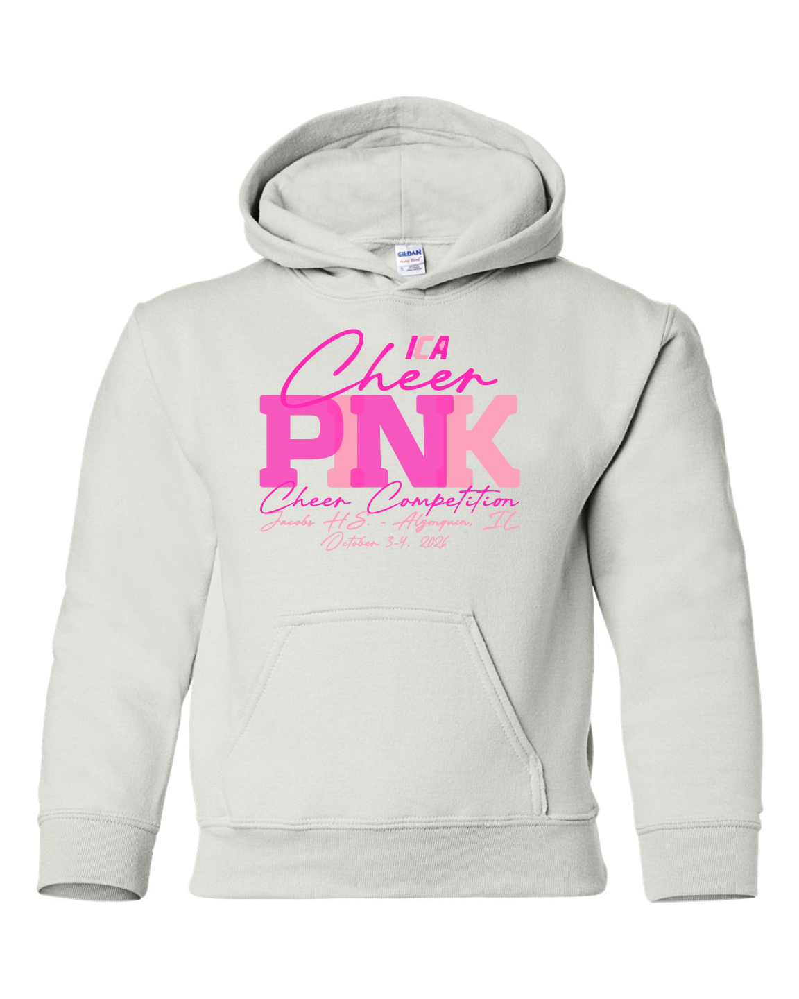 Cheer Pink 2026 Event Hooded Sweatshirt